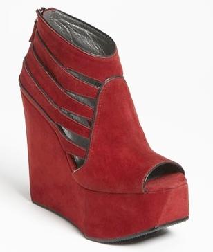 Shoe of the Day | Grey City Shoes Jett Peep-Toe Wedge Bootie