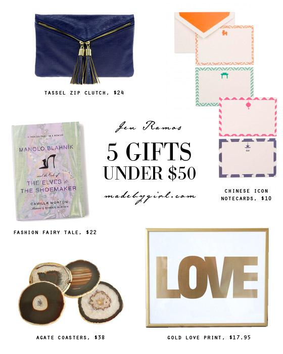 [Guest Post] MadeByGirl 5 Gifts Under $50