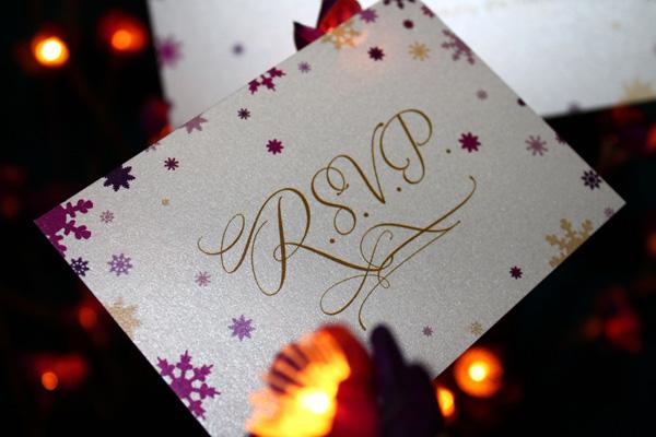 Snowflake wedding invites (5) invitation by WBD Designer wedding stationery (5)