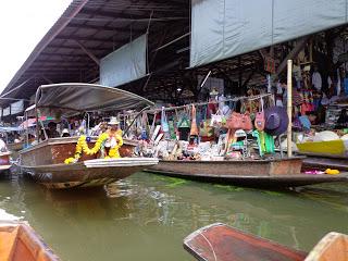 Floating Market Frenzy in Thailand