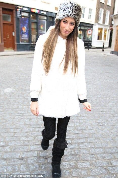 Stacey Solomon Wearing a Cossack