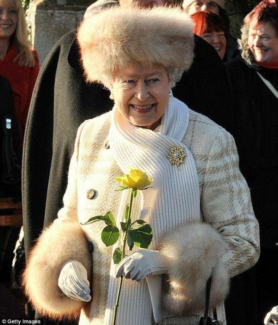 The Queen Wearing a Cossack