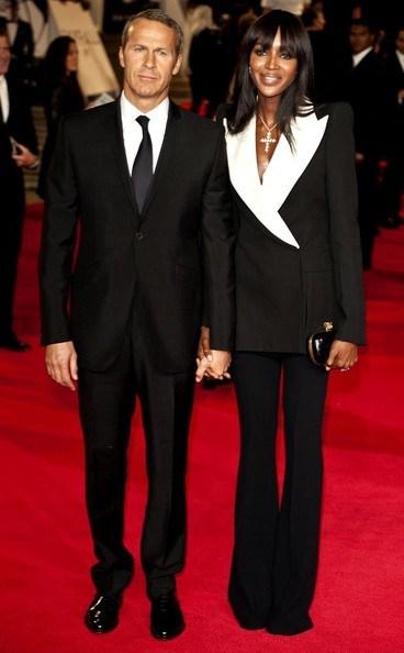 Naomi Campbell at Skyfall Premiere