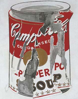 Small Torn Campbell’s Soup Can Pepper Pot 1962 Creativity: The increasing importance of originality