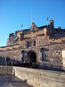 Front of Edinburgh Castle