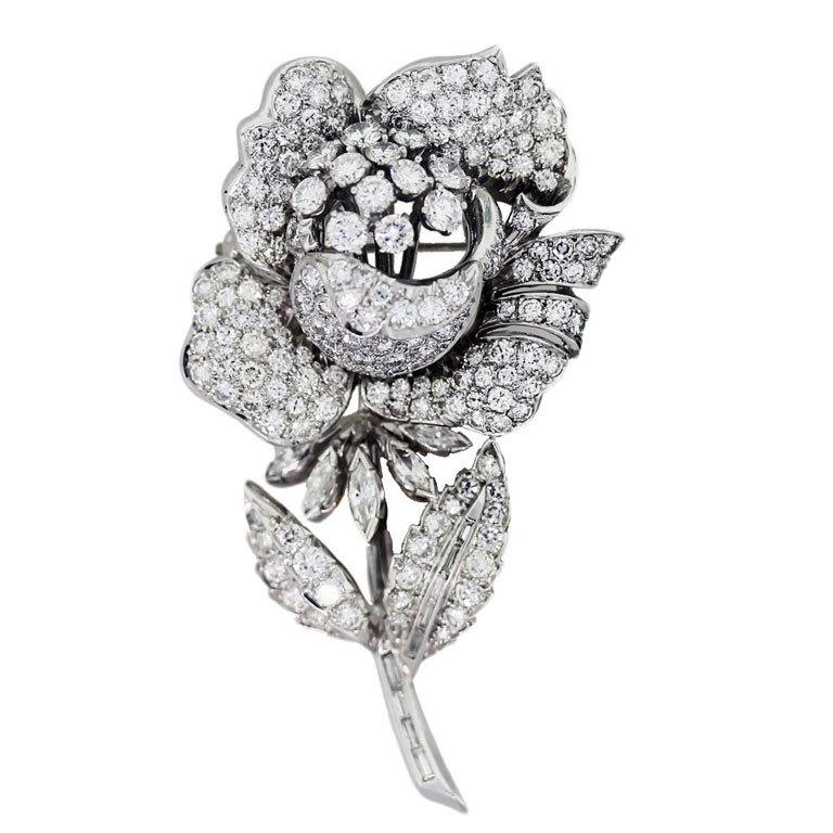 Diamond Rose Flower Pin Diamond Rose Flower Pin, will and kate pregnant, royal baby, kate middleton pregnant