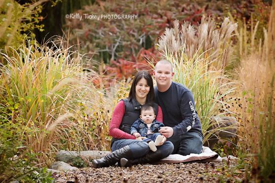 One of the few photos that were taken during our outdoor family photo session before we were rained out.