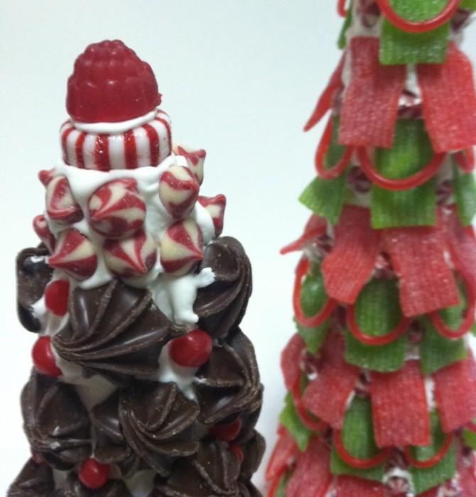 YES Spaces Candy tree close up 670x700 Christmas DIY: Candy Topiary Trees