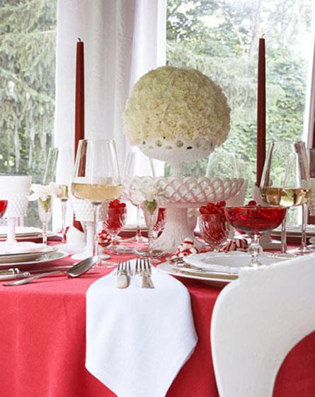 Decorate for Christmas with Red and White - Paperblog