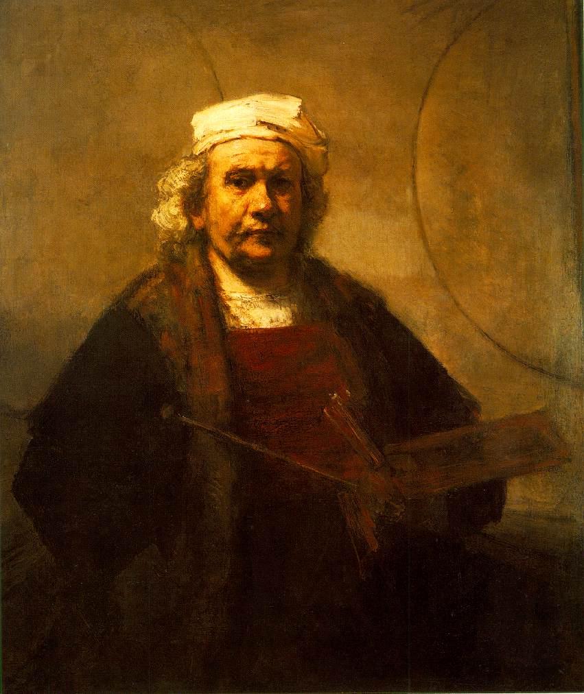 rembrandt self portrait Original Painting: Learn to paint like a master artist