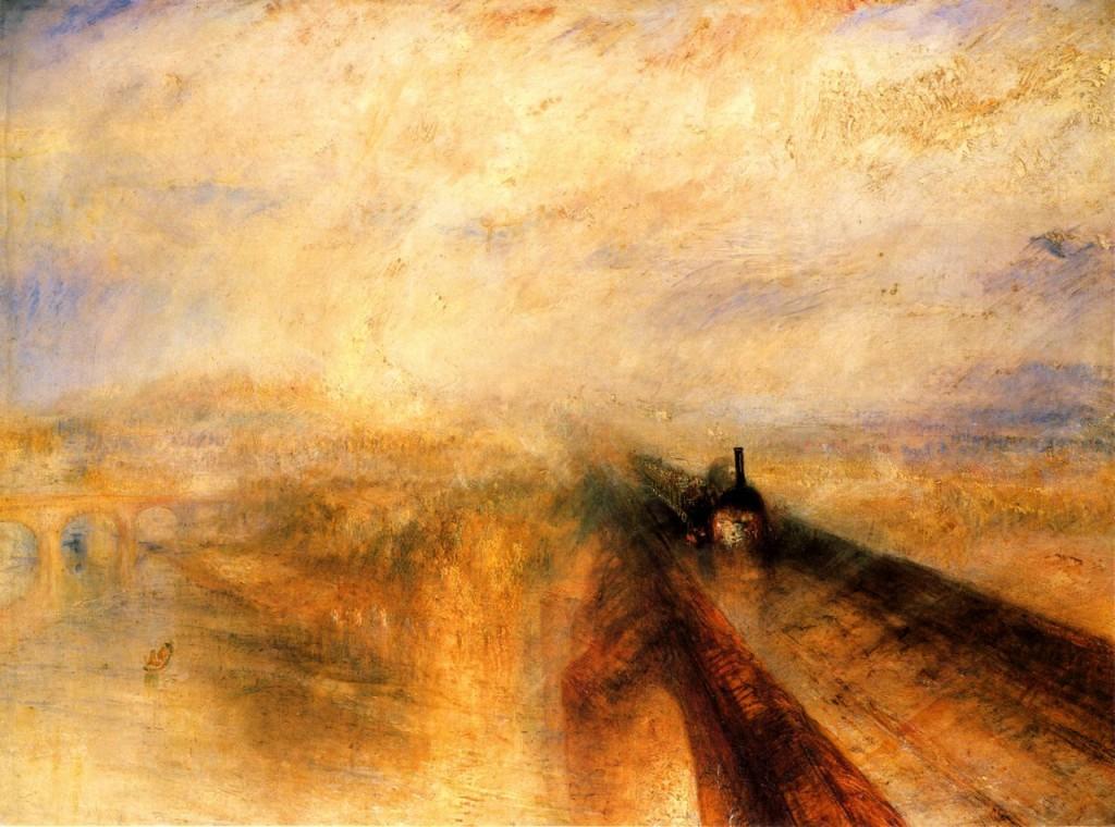 Turner Rain Steam and Speed the Great Western Railway1 1024x760 Original Painting: Learn to paint like a master artist