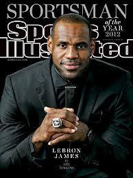 Lebron James on the cover of Sports Illustrated