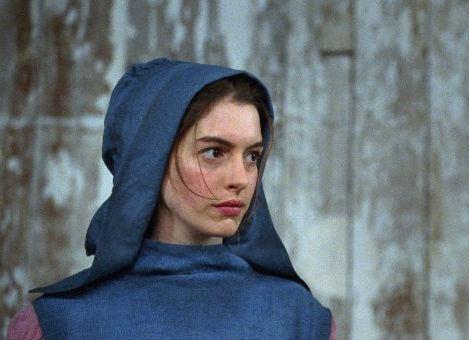 Anne Hathaway Flashes Photogs at Les Mis Premiere Anne Hathaway in Les Misérables. (Universal)