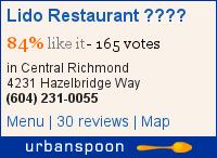 Lido Restaurant 麗都餐廳 on Urbanspoon