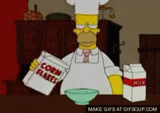 Homer corn flakes