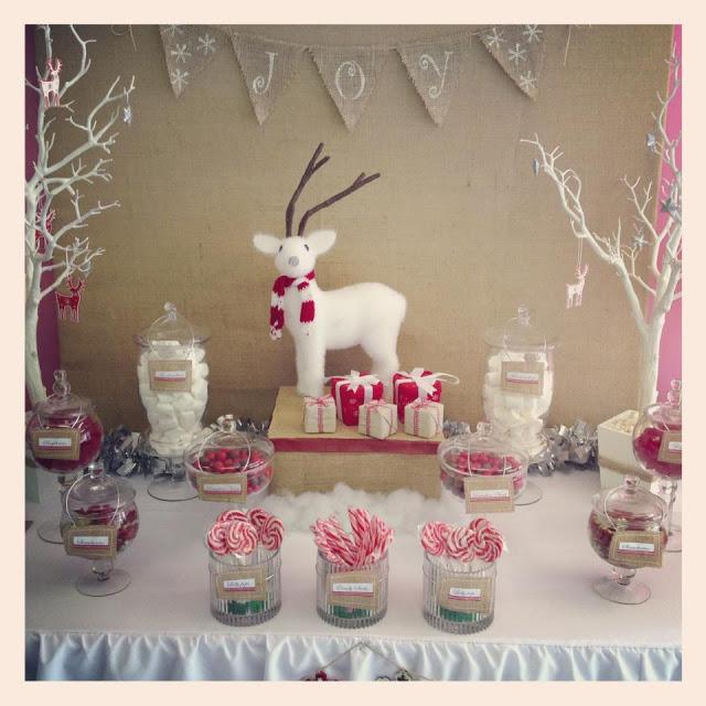 A Nordic Reindeer Table by Owlanthas - Lolly and Loot Buffets for Little People & Lolly Jar Hire
