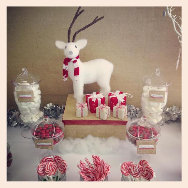 A Nordic Reindeer Table by Owlanthas - Lolly and Loot Buffets for Little People & Lolly Jar Hire