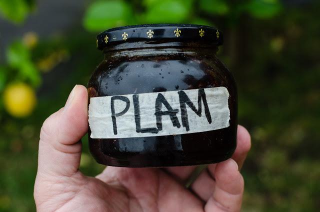 jam jar titled plam 
