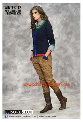 Leisure Club Winter Dresses Collection  For Men Women 2012-2013