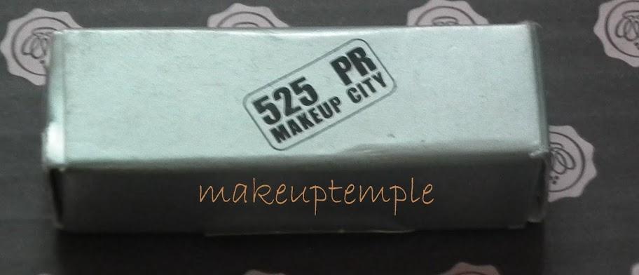 525PR Makeup City Volume Lipstick Metro Swatches 