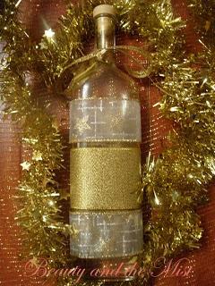 DIY:Decorate Christmas bottles, jars or boxes DIY:Decorate Christmas bottles, jars or boxes