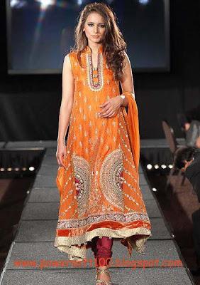 Naj Mehndi Collections Celebration Dresses 2012