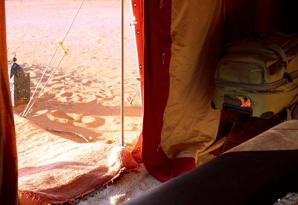 Tent in the sahara