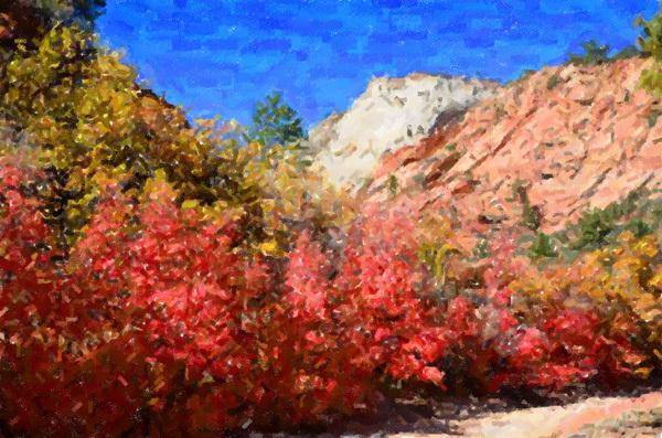 Impressionist Zion National Park Utah