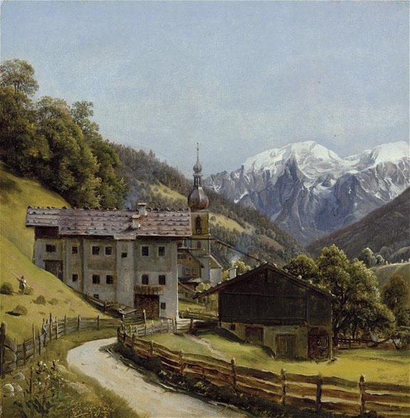 Ramsau—Our new hiking tour in Germany and a painting by Thomas Fearnley