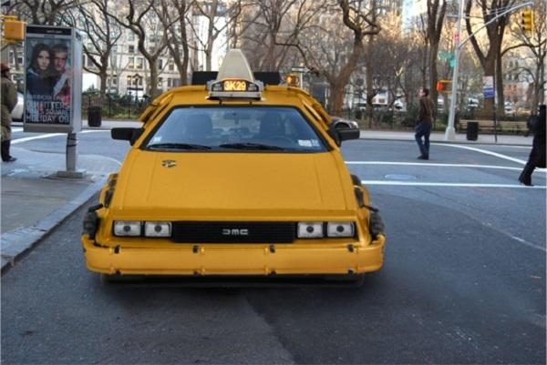 NYC DeLorean Cab Takes You Back to Your Future Destination