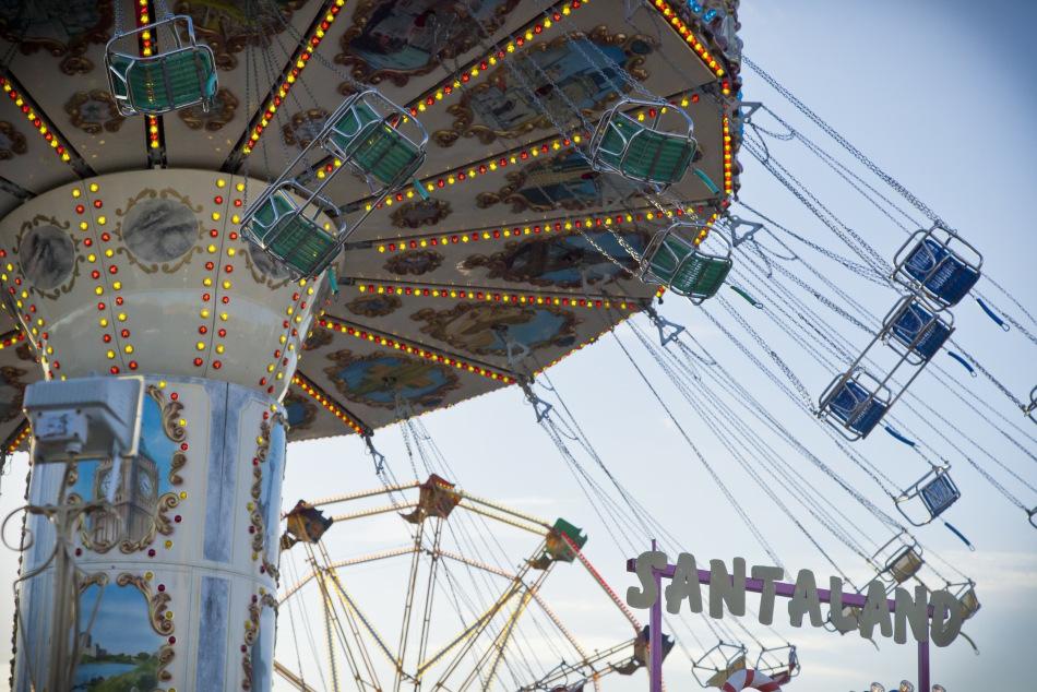 Carousel with swings - Winter Wonderland