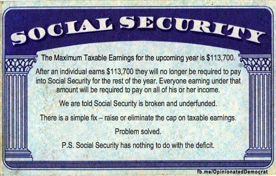 Cut Social Security To Fix Deficit Is Wrong