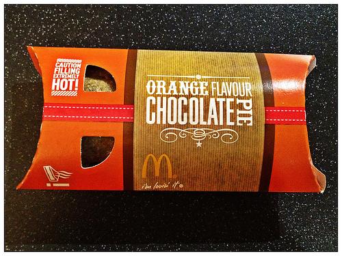 McDonalds Chocolate Orange Pie