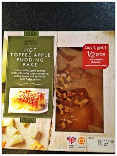 REVIEW! Marks and Spencer Hot Toffee Apple Pudding Bake
