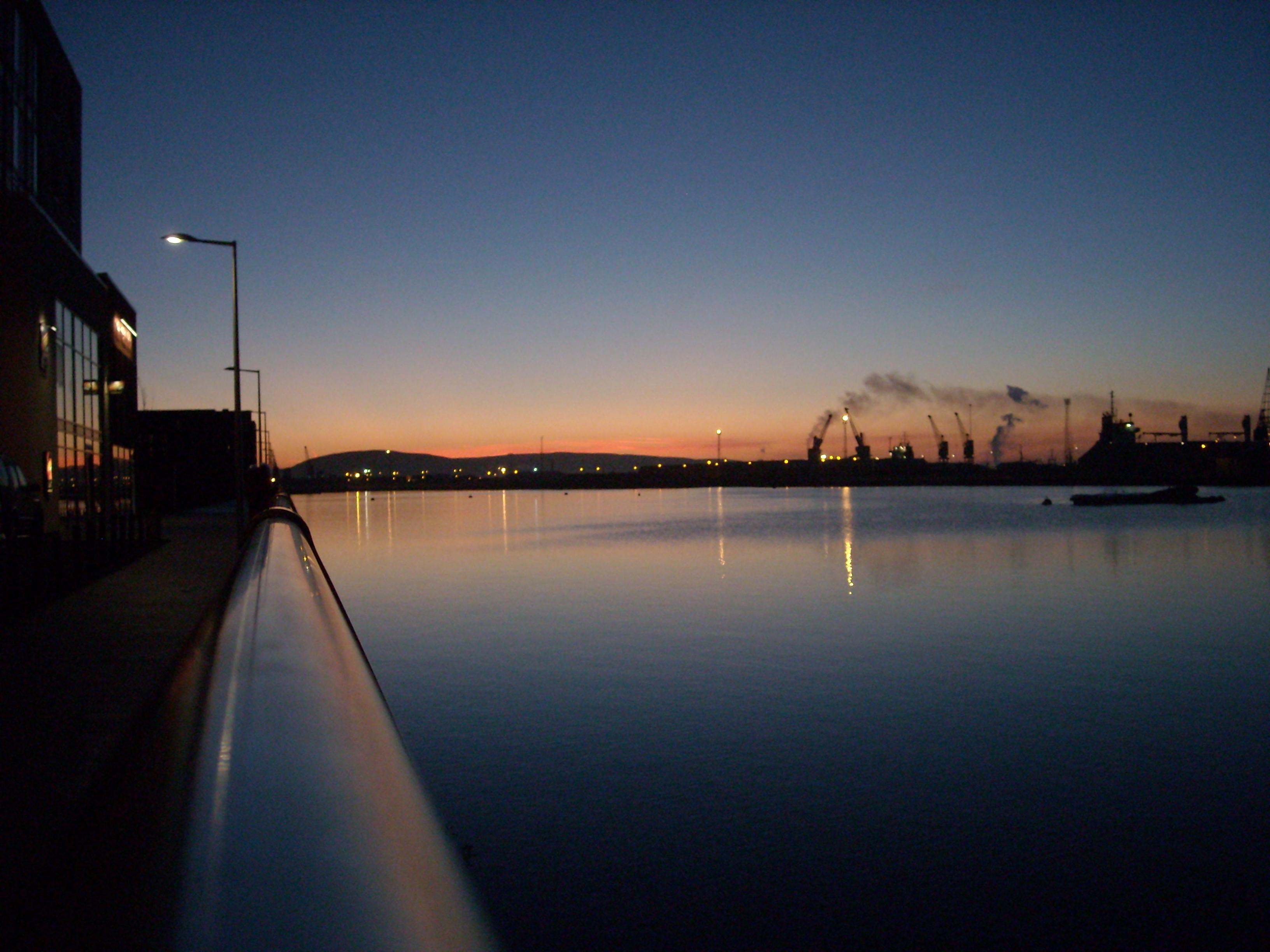 Dawn over Swansea