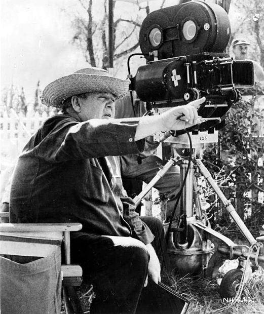 MITCHUM_Charles Laughton directs The Night of the Hunter