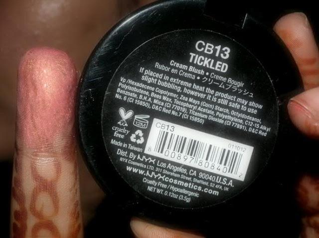 Review and Swatches | NYX Cream Blush in Tickled NYX Cream Blush in Tickled