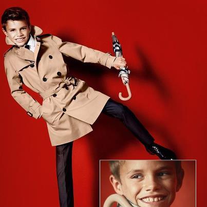 Romeo Beckham Shines as Young Burberry Model