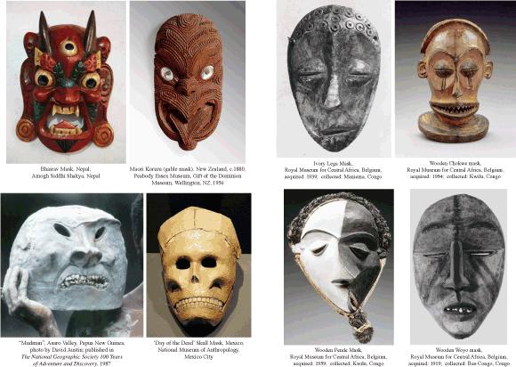 Angry Masks and Resignation Masks