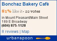 Bonchaz Bakery Café on Urbanspoon