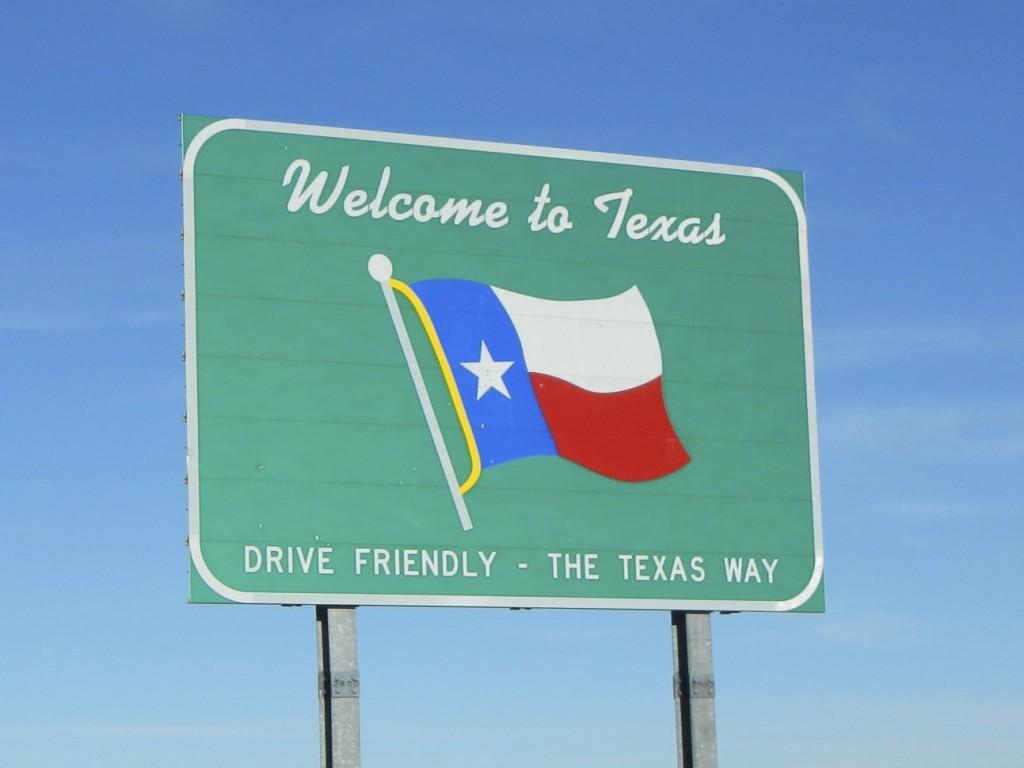 Welcome to Texas Sign Welcome to Texas Sign