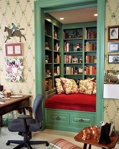Closet turned Library