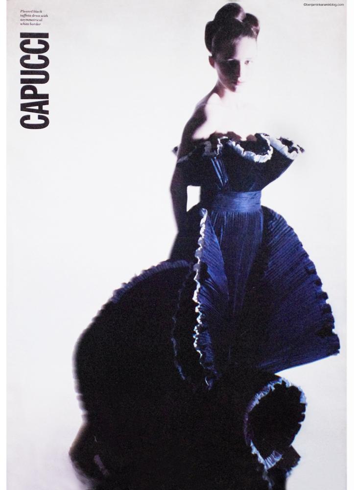 Roberto Capucci “The Unsung Hero” for W from the Benjamin Kanarek’s Archives – 1990 Capucci for W - Europe © Benjamin Kanarek - Archives 1990