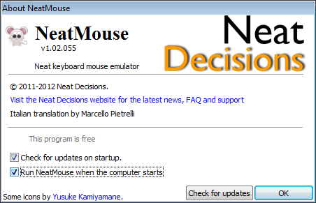 neatmouse-startup NeatMouse about box