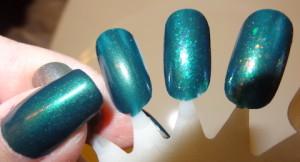 Color Me Monthly brings you Emerald City nail polish I added sparkly top coats to see effects I can get