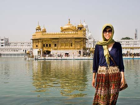 Sonya at the Golden Temple