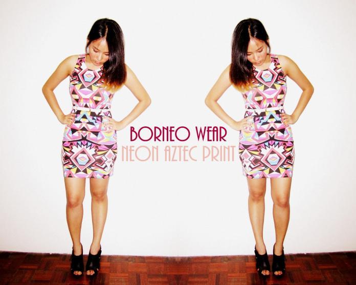 Borneo Wear: Bold Neon Aztec Print (It’s My Birthday!)