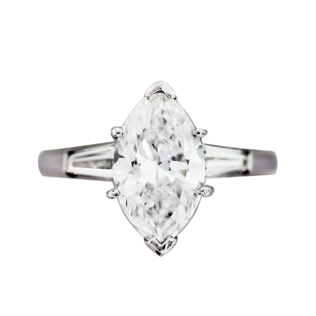 marquise engagement ring, 2 carat engagement ring, 2ct diamond ring