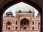 Humayun's Tomb seen from the Western gate