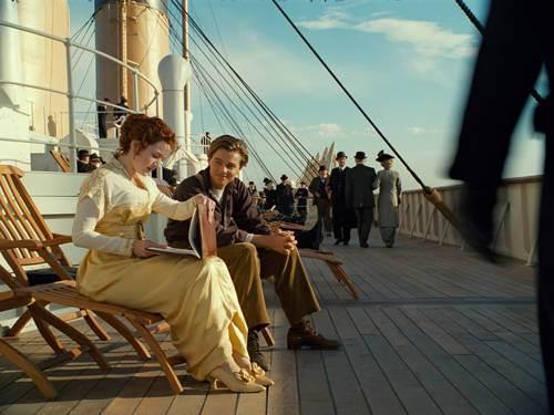 Kate Winslet Weds (With Leonardo DiCaprio’s Help?) Kate Winslet and Leonardo DiCaprio in Titanic. (Paramount)